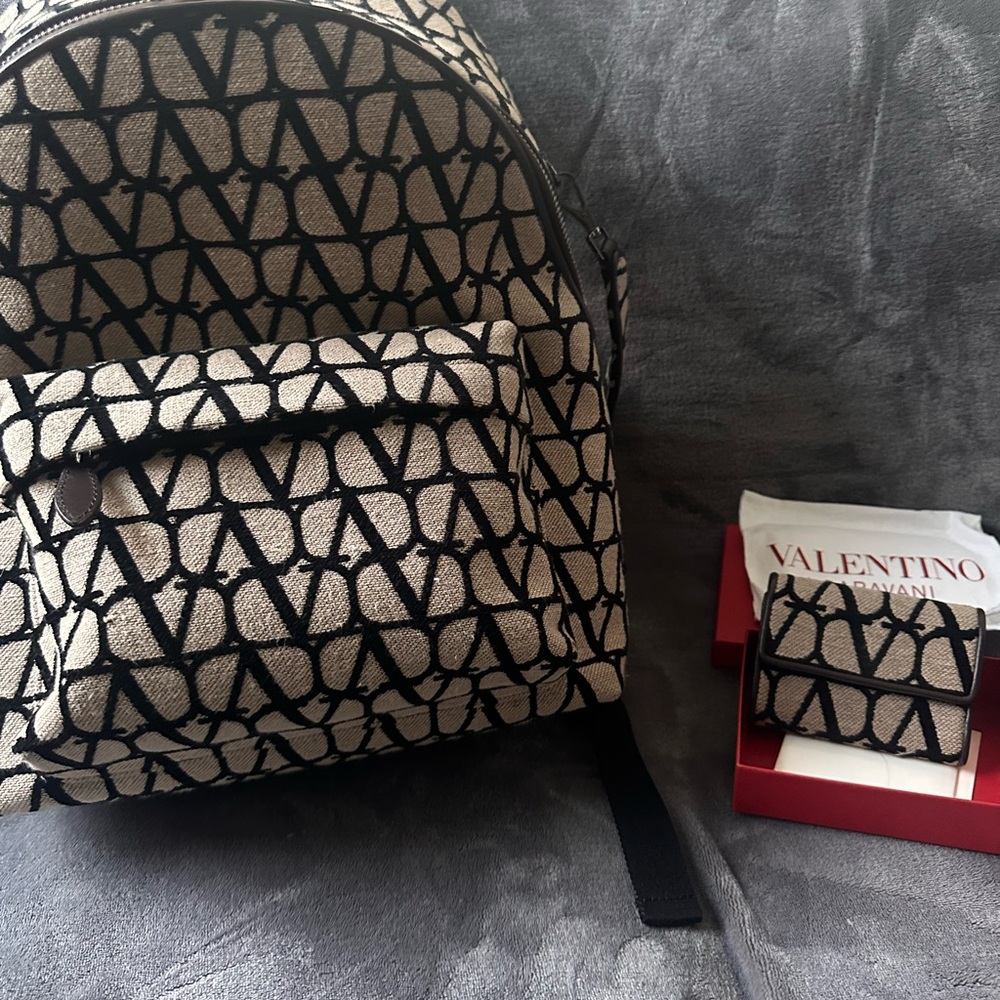 Valentino Garavani Backpack AND Wallet!
